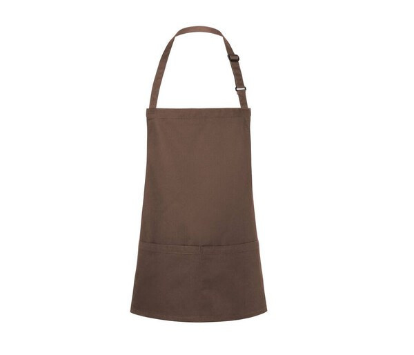 Karlowsky KYBLS6 - Basic Short Bib Forklæde Med Spænde Og Lomme