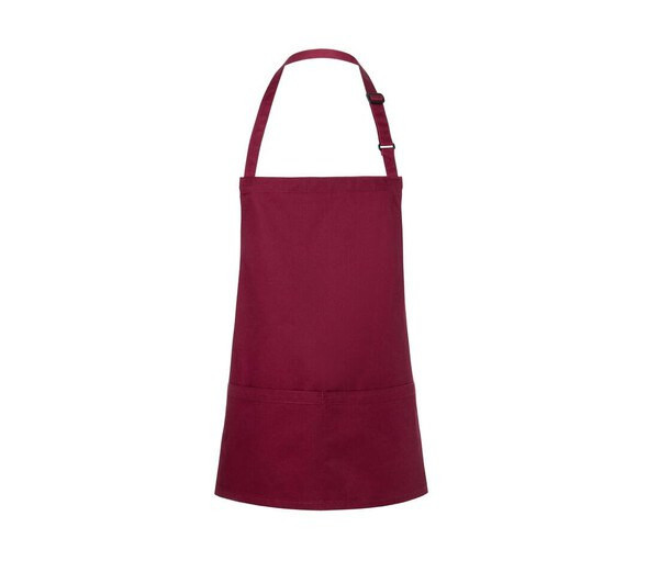 Karlowsky KYBLS6 - Basic Short Bib Apron with Buckle and Pocket