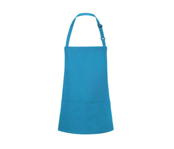 Karlowsky KYBLS6 - Basic Short Bib Apron with Buckle and Pocket