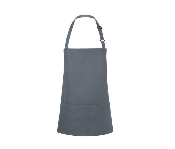 Karlowsky KYBLS6 - Basic Short Bib Apron with Buckle and Pocket