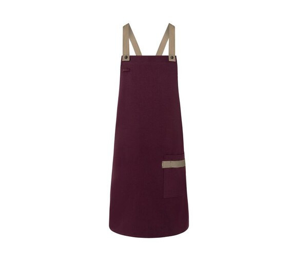 Karlowsky KYLS38 - Urban-Look Bib Apron With Cross Straps And Pocket