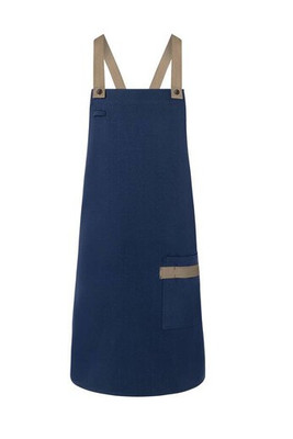 Karlowsky KYLS38 - Urban-Look Bib Apron With Cross Straps And Pocket