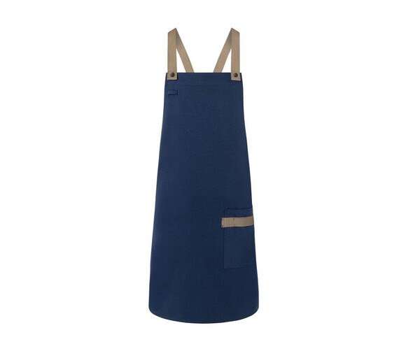 Karlowsky KYLS38 - Urban-Look Bib Apron With Cross Straps And Pocket