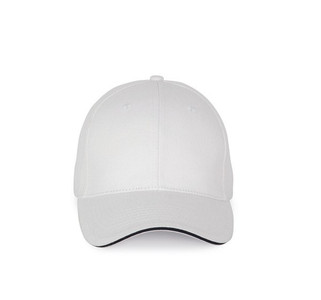 K-up KP185 - Cap with contrasting sandwich visor - 6 panels