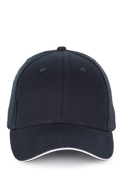 K-up KP185 - Cap with contrasting sandwich visor - 6 panels