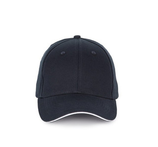 K-up KP185 - Cap with contrasting sandwich visor - 6 panels