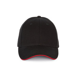 K-up KP185 - Cap with contrasting sandwich visor - 6 panels