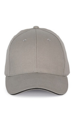 K-up KP185 - Cap with contrasting sandwich visor - 6 panels