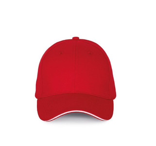 K-up KP185 - Cap with contrasting sandwich visor - 6 panels