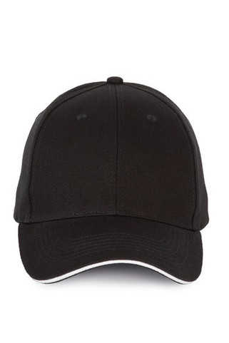 K-up KP185 - Cap with contrasting sandwich visor - 6 panels