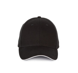 K-up KP185 - Cap with contrasting sandwich visor - 6 panels