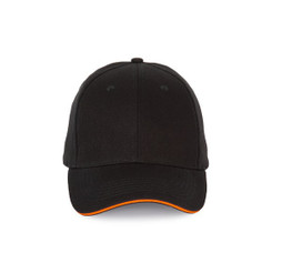 K-up KP185 - Cap with contrasting sandwich visor - 6 panels