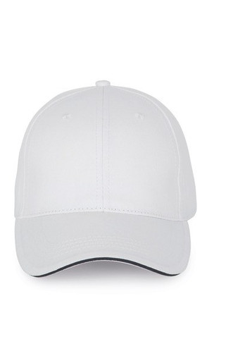 K-up KP191 - Cap with contrasting sandwich visor - 6 panels