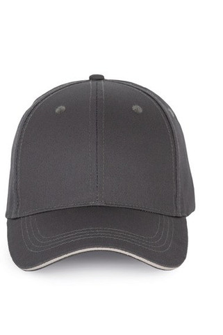 K-up KP191 - Cap with contrasting sandwich visor - 6 panels