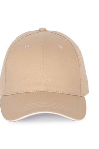 K-up KP191 - Cap with contrasting sandwich visor - 6 panels