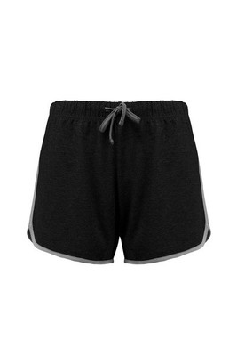 Proact PA1021 - Damen Sportshorts aus Baumwolle mit Kontrastdetails