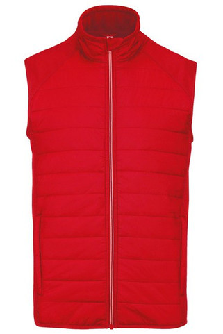 Proact PA235 - Dual-fabric sleeveless sports jacket