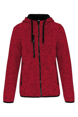 PROACT PA366 - Ladies’ heather hooded jacket