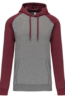 Proact PA369 - Adult two-tone hooded sweatshirt