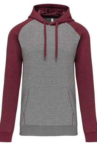 Proact PA369 - Sweat-shirt capuche bicolore adulte