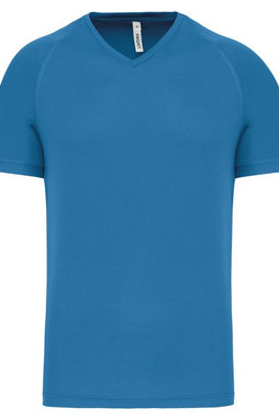 Proact PA476 - Kortärmad sport-T-shirt med V-ringning för män