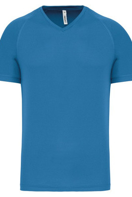 PROACT PA476 - Men's V-neck short-sleeved sports T-shirt