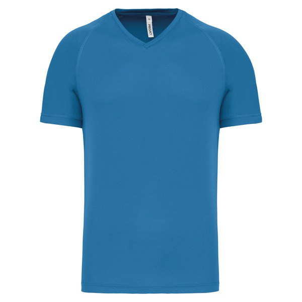 PROACT PA476 - Men's V-neck short-sleeved sports T-shirt