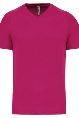 PROACT PA476 - Men's V-neck short-sleeved sports T-shirt