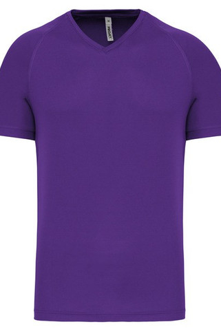 PROACT PA476 - T-shirt de sport manches courtes col v homme