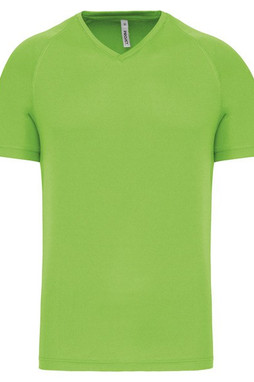 PROACT PA476 - Mens V-neck short-sleeved sports T-shirt