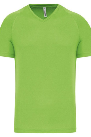 PROACT PA476 - T-shirt de sport manches courtes col v homme