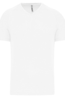 PROACT PA476 - Mens V-neck short-sleeved sports T-shirt