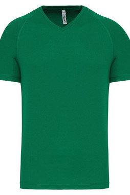 PROACT PA476 - Mens V-neck short-sleeved sports T-shirt