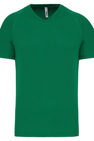PROACT PA476 - Herren Kurzarm-Sportshirt mit V-Ausschnitt