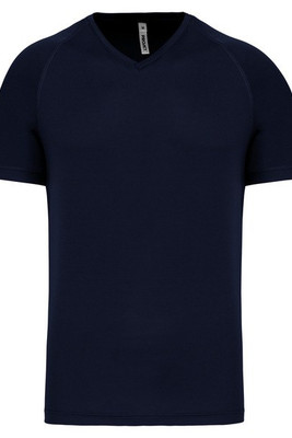PROACT PA476 - Men's V-neck short-sleeved sports T-shirt