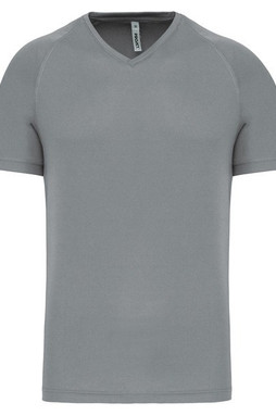 PROACT PA476 - Mens V-neck short-sleeved sports T-shirt