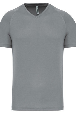 PROACT PA476 - Herren Kurzarm-Sportshirt mit V-Ausschnitt