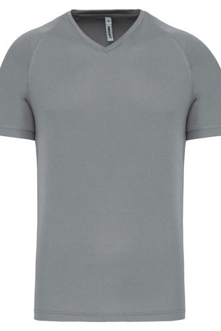 PROACT PA476 - Herren Kurzarm-Sportshirt mit V-Ausschnitt