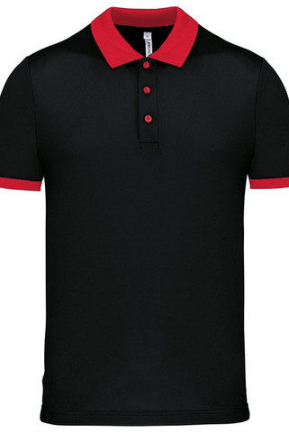 Proact PA489 - Heren Slim Fit Piqué Polo met Sneldrogende Stof