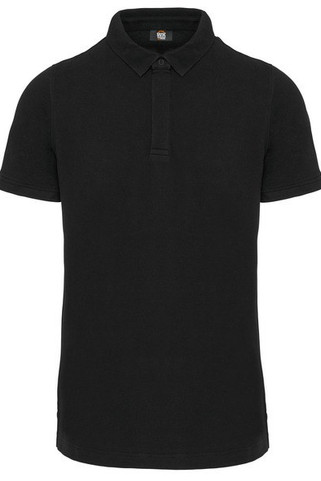 WK. Designed To Work WK225 - Kurzarm-Polohemd für Herren mit Druckknopfleiste am Kragen