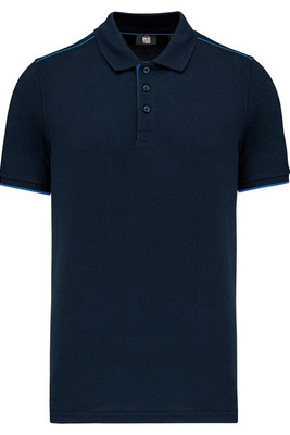 WK. Designed To Work WK270 - Men's short-sleeved contrasting DayToDay polo shirt