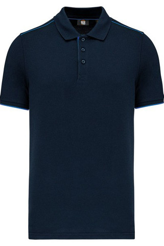 WK. Designed To Work WK270 - Mens short-sleeved contrasting DayToDay polo shirt