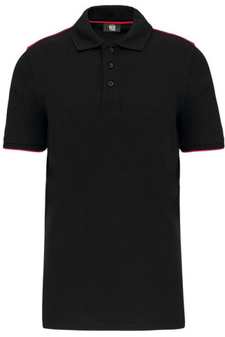WK. Designed To Work WK270 - Mens short-sleeved contrasting DayToDay polo shirt