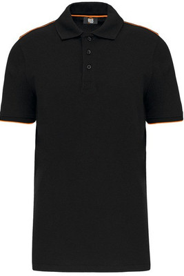 WK. Designed To Work WK270 - Men's short-sleeved contrasting DayToDay polo shirt