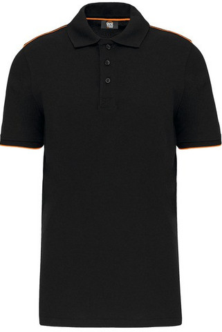WK. Designed To Work WK270 - Polo contrastant manches courtes homme DayToDay
