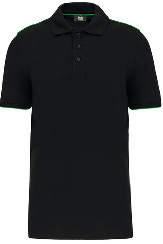 WK. Designed To Work WK270 - Mens short-sleeved contrasting DayToDay polo shirt