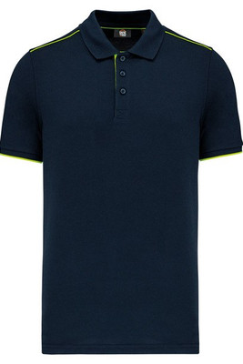 WK. Designed To Work WK270 - Men's short-sleeved contrasting DayToDay polo shirt