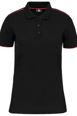 WK. Designed To Work WK271 - Ladies' short-sleeved contrasting DayToDay polo shirt