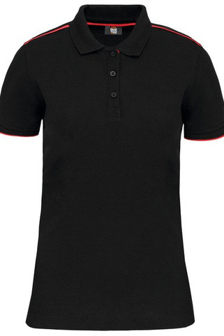 WK. Designed To Work WK271 - Polo DayToDay contrastado mujer
