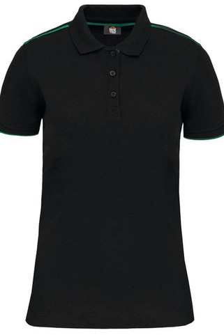 WK. Designed To Work WK271 - Polo manches courtes contraste DayToDay femme